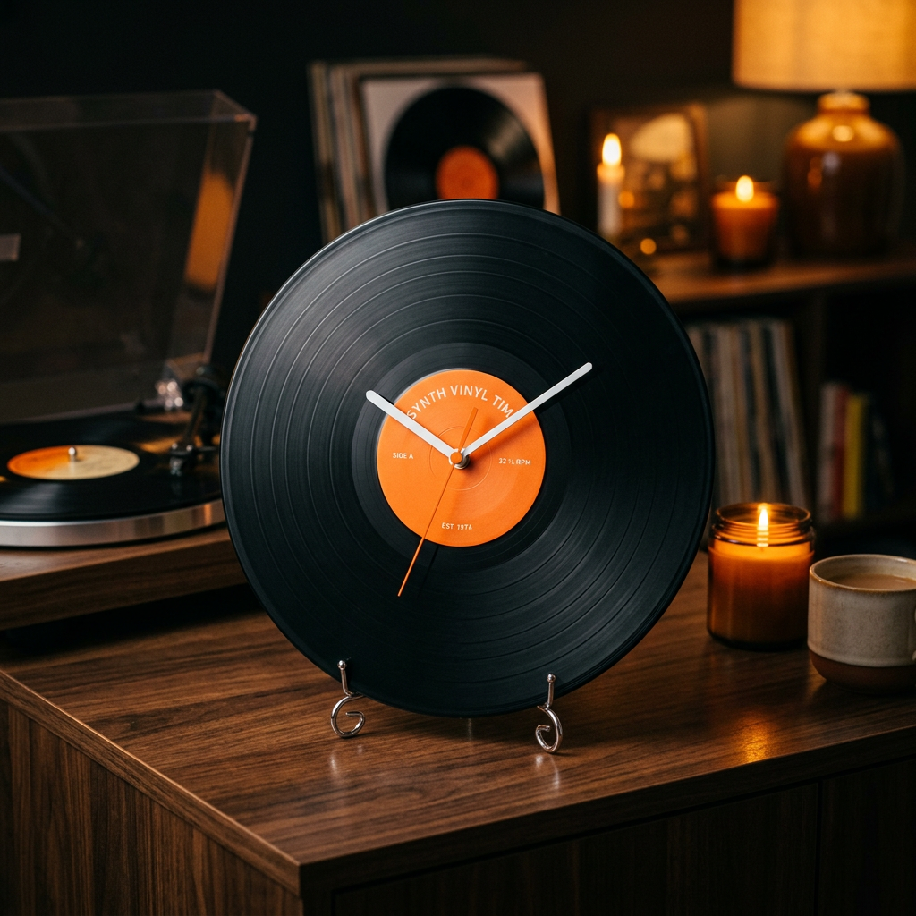Vinyl Clock