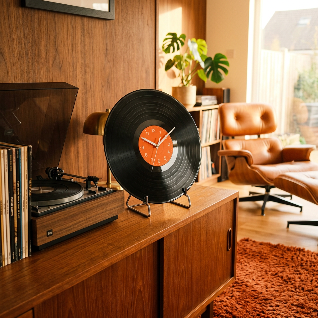Vinyl Clock
